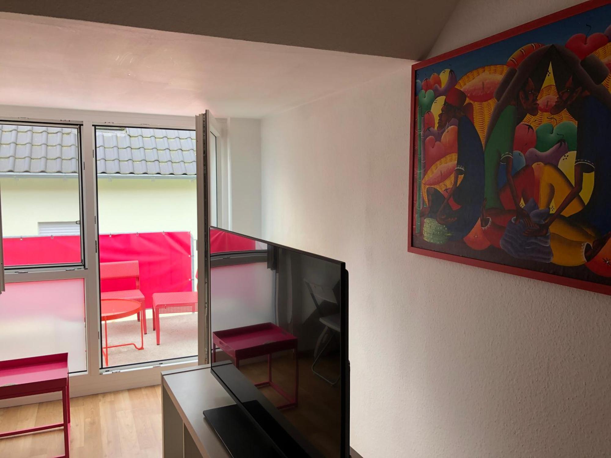 Studio Ochsenfurt Mit Sonnigem Balkon Εξωτερικό φωτογραφία